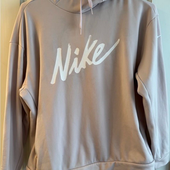 Nike Tops - Nike Blush Pink Hoodie with White Logo